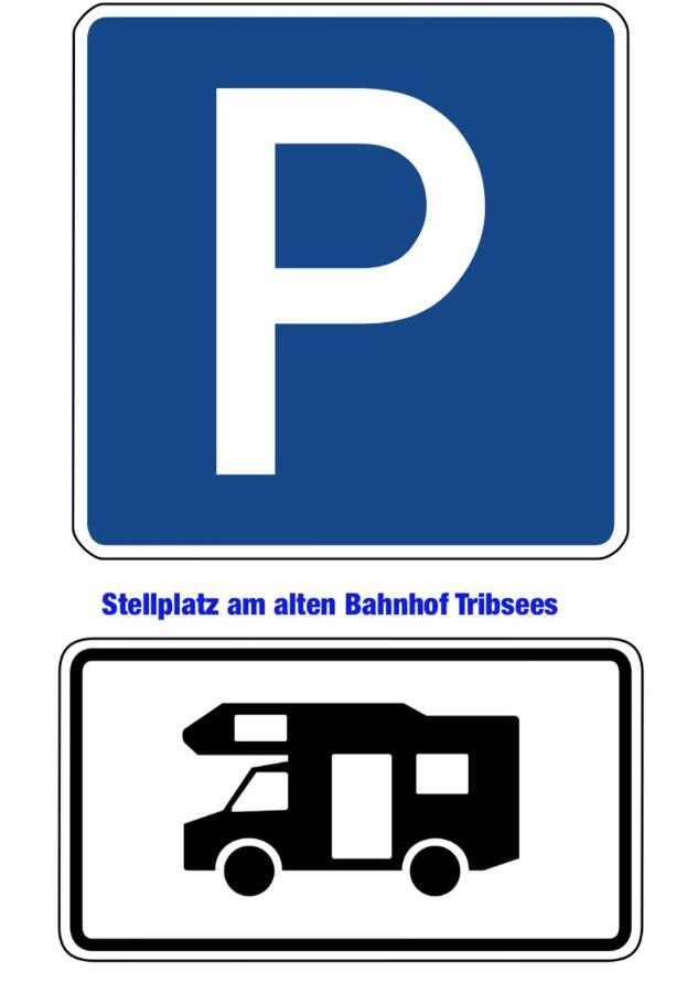 Stellplatz Am Alten Bahnhof Hotel Tribsees Ngoại thất bức ảnh